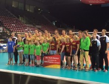 Meisteraktion in der Porsche-Arena