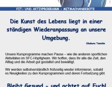 Kursprogramme – News